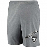Men's Oakland Raiders Concepts Sport Tactic Lounge Shorts Heathered Gray